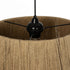 GLOBOSTAR® CONE 205-0057 Boho Κρεμαστό Φωτιστικό Οροφής με Ντουί 1 x E27 AC 220-240V IP20 - Μπεζ - M38 x Π38 x Υ34cm - ledmania.gr
