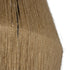 GLOBOSTAR® CONE 205-0058 Boho Κρεμαστό Φωτιστικό Οροφής με Ντουί 1 x E27 AC 220-240V IP20 - Μπεζ - M55 x Π55 x Υ50cm - ledmania.gr