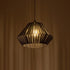 GLOBOSTAR® NUI 205-0061 Boho Κρεμαστό Φωτιστικό Οροφής με Ντουί 1 x E27 AC 220-240V IP20 - Μαύρο - M36 x Π36 x Υ27cm - ledmania.gr