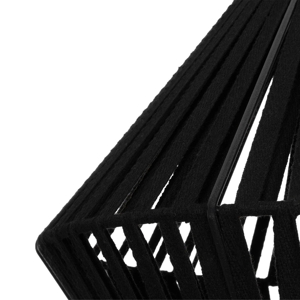 GLOBOSTAR® NUI 205-0061 Boho Κρεμαστό Φωτιστικό Οροφής με Ντουί 1 x E27 AC 220-240V IP20 - Μαύρο - M36 x Π36 x Υ27cm - ledmania.gr
