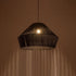 GLOBOSTAR® NUI 205-0062 Boho Κρεμαστό Φωτιστικό Οροφής με Ντουί 1 x E27 AC 220-240V IP20 - Μαύρο - M60 x Π60 x Υ41cm - ledmania.gr