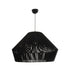 GLOBOSTAR® NUI 205-0062 Boho Κρεμαστό Φωτιστικό Οροφής με Ντουί 1 x E27 AC 220-240V IP20 - Μαύρο - M60 x Π60 x Υ41cm - ledmania.gr