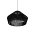GLOBOSTAR® NUI 205-0062 Boho Κρεμαστό Φωτιστικό Οροφής με Ντουί 1 x E27 AC 220-240V IP20 - Μαύρο - M60 x Π60 x Υ41cm - ledmania.gr