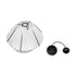 GLOBOSTAR® NUI 205-0063 Boho Κρεμαστό Φωτιστικό Οροφής με Ντουί 1 x E27 AC 220-240V IP20 - Λευκό - M36 x Π36 x Υ27cm - ledmania.gr