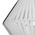 GLOBOSTAR® NUI 205-0063 Boho Κρεμαστό Φωτιστικό Οροφής με Ντουί 1 x E27 AC 220-240V IP20 - Λευκό - M36 x Π36 x Υ27cm - ledmania.gr