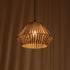 GLOBOSTAR® NUI 205-0067 Boho Κρεμαστό Φωτιστικό Οροφής με Ντουί 1 x E27 AC 220-240V IP20 - Μπεζ - M36 x Π36 x Υ27cm - ledmania.gr