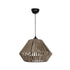 GLOBOSTAR® NUI 205-0067 Boho Κρεμαστό Φωτιστικό Οροφής με Ντουί 1 x E27 AC 220-240V IP20 - Μπεζ - M36 x Π36 x Υ27cm - ledmania.gr