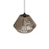GLOBOSTAR® NUI 205-0067 Boho Κρεμαστό Φωτιστικό Οροφής με Ντουί 1 x E27 AC 220-240V IP20 - Μπεζ - M36 x Π36 x Υ27cm - ledmania.gr