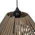 GLOBOSTAR® NUI 205-0067 Boho Κρεμαστό Φωτιστικό Οροφής με Ντουί 1 x E27 AC 220-240V IP20 - Μπεζ - M36 x Π36 x Υ27cm - ledmania.gr