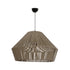 GLOBOSTAR® NUI 205-0068 Boho Κρεμαστό Φωτιστικό Οροφής με Ντουί 1 x E27 AC 220-240V IP20 - Μπεζ - M60 x Π60 x Υ41cm - ledmania.gr
