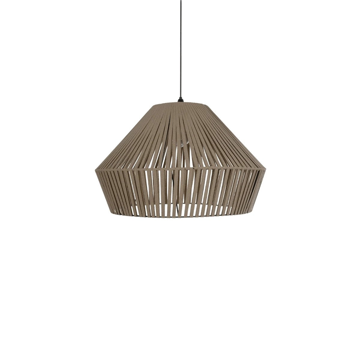 GLOBOSTAR® NUI 205-0068 Boho Κρεμαστό Φωτιστικό Οροφής με Ντουί 1 x E27 AC 220-240V IP20 - Μπεζ - M60 x Π60 x Υ41cm - ledmania.gr