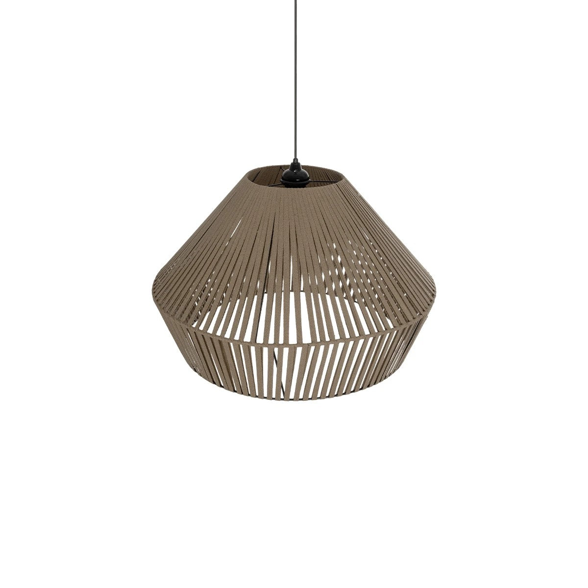 GLOBOSTAR® NUI 205-0068 Boho Κρεμαστό Φωτιστικό Οροφής με Ντουί 1 x E27 AC 220-240V IP20 - Μπεζ - M60 x Π60 x Υ41cm - ledmania.gr