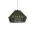 GLOBOSTAR® NUI 205-0070 Boho Κρεμαστό Φωτιστικό Οροφής με Ντουί 1 x E27 AC 220-240V IP20 - Πρασίνο - M60 x Π60 x Υ41cm - ledmania.gr