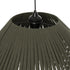 GLOBOSTAR® NUI 205-0070 Boho Κρεμαστό Φωτιστικό Οροφής με Ντουί 1 x E27 AC 220-240V IP20 - Πρασίνο - M60 x Π60 x Υ41cm - ledmania.gr