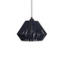 GLOBOSTAR® NUI 205-0071 Boho Κρεμαστό Φωτιστικό Οροφής με Ντουί 1 x E27 AC 220-240V IP20 - Μπλε - M36 x Π36 x Υ27cm - ledmania.gr
