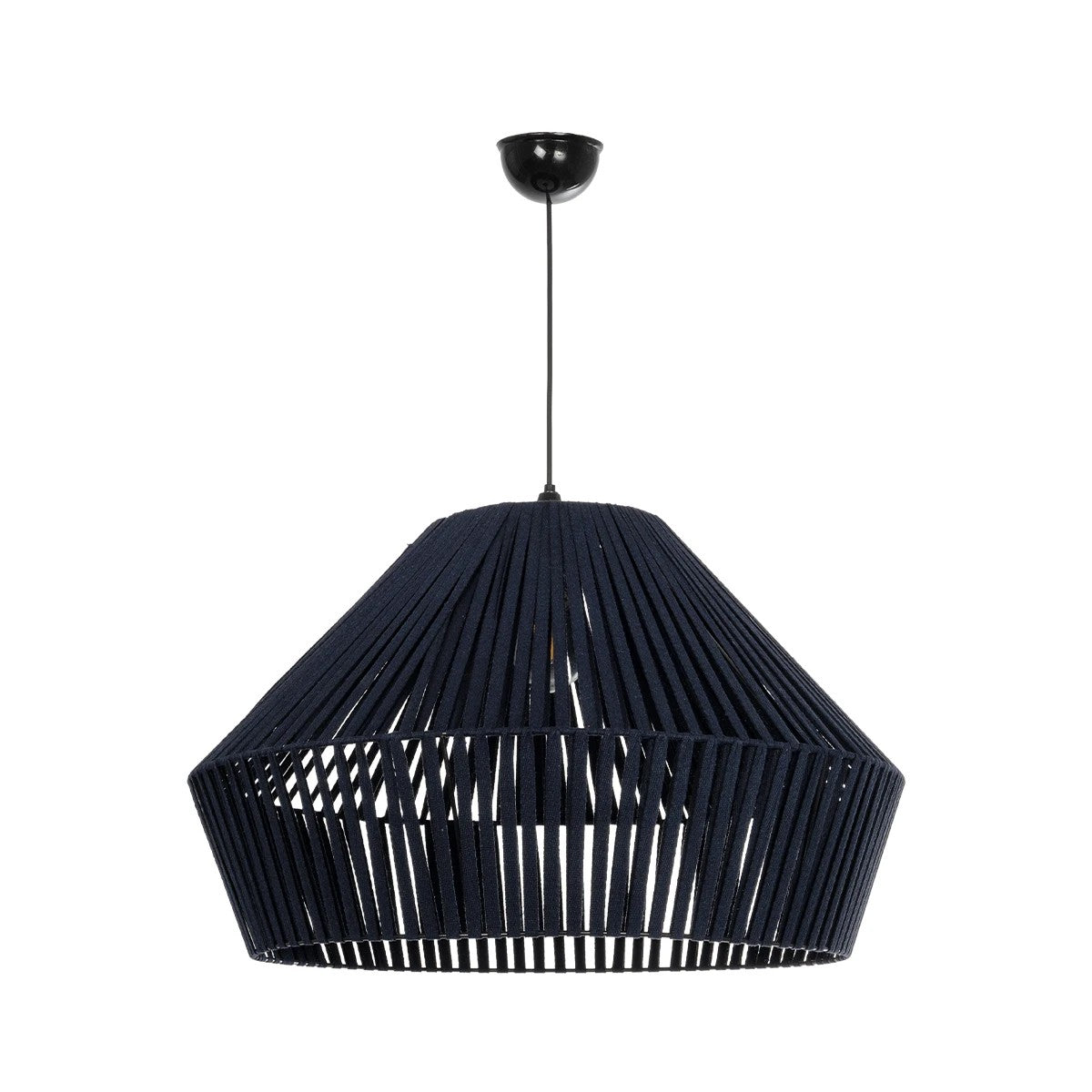 GLOBOSTAR® NUI 205-0072 Boho Κρεμαστό Φωτιστικό Οροφής με Ντουί 1 x E27 AC 220-240V IP20 - Μπλε - M60 x Π60 x Υ41cm - ledmania.gr