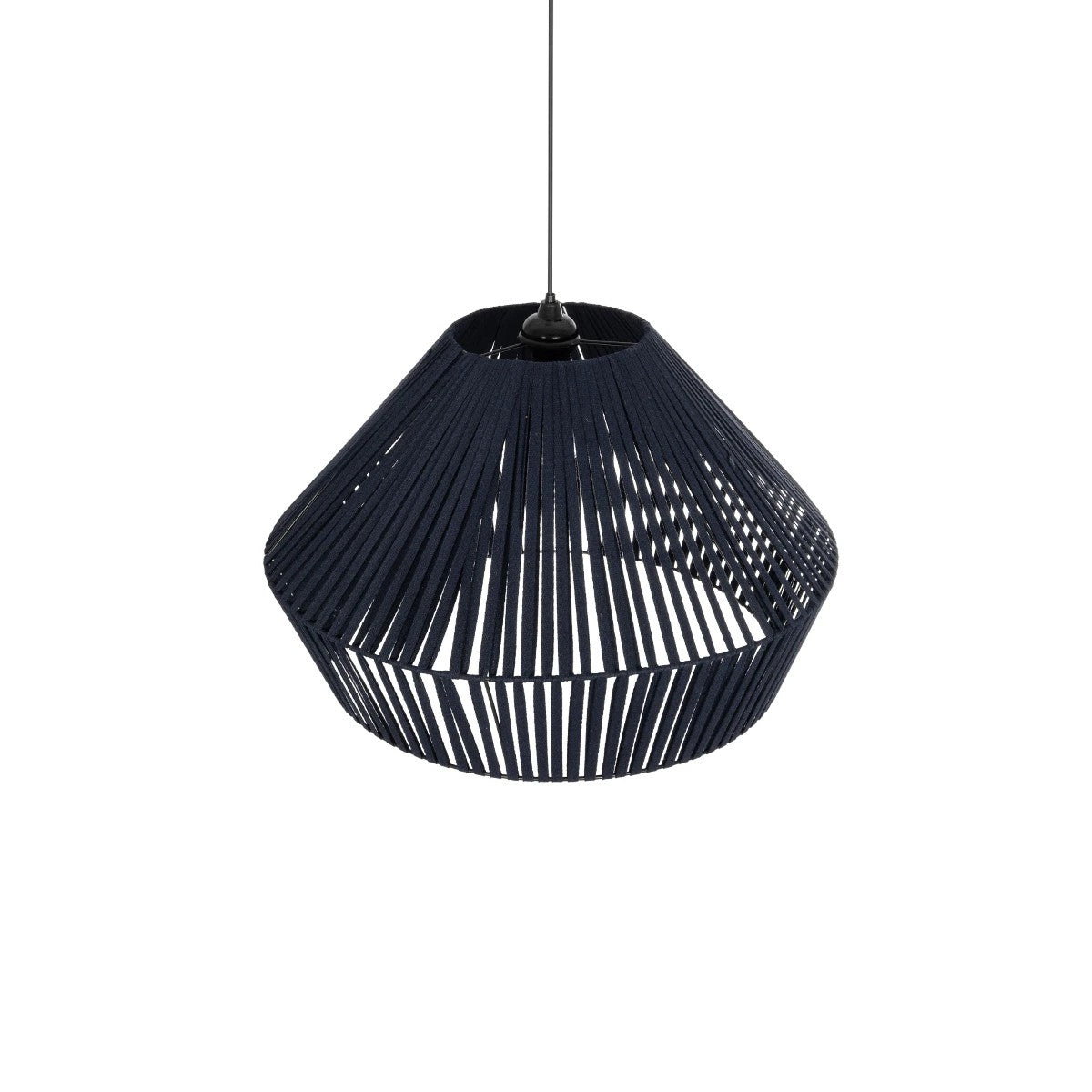 GLOBOSTAR® NUI 205-0072 Boho Κρεμαστό Φωτιστικό Οροφής με Ντουί 1 x E27 AC 220-240V IP20 - Μπλε - M60 x Π60 x Υ41cm - ledmania.gr