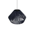 GLOBOSTAR® NUI 205-0072 Boho Κρεμαστό Φωτιστικό Οροφής με Ντουί 1 x E27 AC 220-240V IP20 - Μπλε - M60 x Π60 x Υ41cm - ledmania.gr