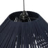 GLOBOSTAR® NUI 205-0072 Boho Κρεμαστό Φωτιστικό Οροφής με Ντουί 1 x E27 AC 220-240V IP20 - Μπλε - M60 x Π60 x Υ41cm - ledmania.gr