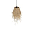 GLOBOSTAR® HERBE 205-0073 Boho Κρεμαστό Φωτιστικό Οροφής με Ντουί 1 x E27 AC 220-240V IP20 - Μπεζ - M30 x Π30 x Υ40cm - ledmania.gr