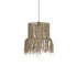GLOBOSTAR® REGEN 205-0074 Boho Κρεμαστό Φωτιστικό Οροφής με Ντουί 1 x E27 AC 220-240V IP20 - Μπεζ - M30 x Π30 x Υ40cm - ledmania.gr