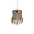 GLOBOSTAR® REGEN 205-0074 Boho Κρεμαστό Φωτιστικό Οροφής με Ντουί 1 x E27 AC 220-240V IP20 - Μπεζ - M30 x Π30 x Υ40cm - ledmania.gr