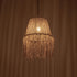 GLOBOSTAR® ROKA 205-0075 Boho Κρεμαστό Φωτιστικό Οροφής με Ντουί 1 x E27 AC 220-240V IP20 - Μπεζ - M30 x Π30 x Υ45cm - ledmania.gr
