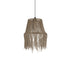 GLOBOSTAR® ROKA 205-0075 Boho Κρεμαστό Φωτιστικό Οροφής με Ντουί 1 x E27 AC 220-240V IP20 - Μπεζ - M30 x Π30 x Υ45cm - ledmania.gr