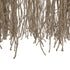 GLOBOSTAR® ROKA 205-0075 Boho Κρεμαστό Φωτιστικό Οροφής με Ντουί 1 x E27 AC 220-240V IP20 - Μπεζ - M30 x Π30 x Υ45cm - ledmania.gr