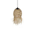 GLOBOSTAR® ROKA 205-0076 Boho Κρεμαστό Φωτιστικό Οροφής με Ντουί 1 x E27 AC 220-240V IP20 - Μπεζ - M25 x Π25 x Υ45cm - ledmania.gr