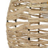 GLOBOSTAR® ROKA 205-0076 Boho Κρεμαστό Φωτιστικό Οροφής με Ντουί 1 x E27 AC 220-240V IP20 - Μπεζ - M25 x Π25 x Υ45cm - ledmania.gr