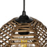 GLOBOSTAR® RIKTA 205-0077 Boho Κρεμαστό Φωτιστικό Οροφής με Ντουί 1 x E27 AC 220-240V IP20 - Μπεζ - M20 x Π20 x Υ30cm - ledmania.gr