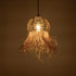 GLOBOSTAR® RIKTA 205-0077 Boho Κρεμαστό Φωτιστικό Οροφής με Ντουί 1 x E27 AC 220-240V IP20 - Μπεζ - M20 x Π20 x Υ30cm - ledmania.gr