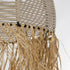 GLOBOSTAR® PLUVIA 205-0082 Boho Κρεμαστό Φωτιστικό Οροφής με Ντουί 1 x E27 AC 220-240V IP20 - Μπεζ - M30 x Π30 x Υ70cm - ledmania.gr