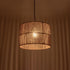 GLOBOSTAR® SAFA 205-0085 Boho Κρεμαστό Φωτιστικό Οροφής με Ντουί 1 x E27 AC 220-240V IP20 - Μπεζ - M30 x Π30 x Υ26cm - ledmania.gr
