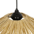 GLOBOSTAR® CHAPEAU 205-0086 Boho Κρεμαστό Φωτιστικό Οροφής με Ντουί 1 x E27 AC 220-240V IP20 - Μπεζ - M41 x Π41 x Υ17cm - ledmania.gr