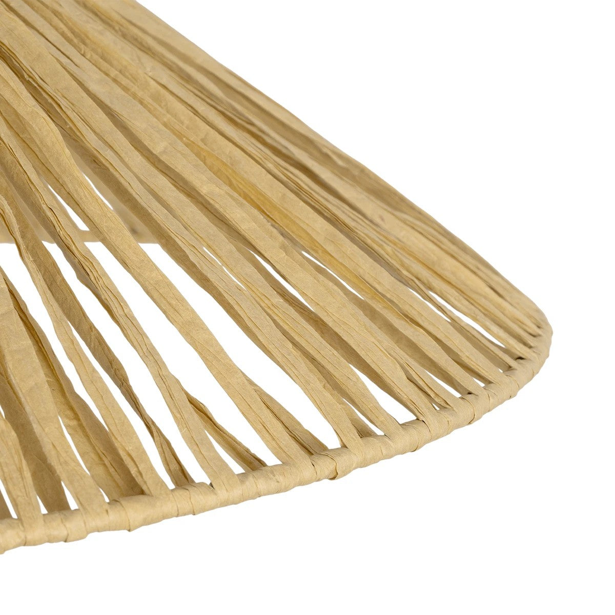 GLOBOSTAR® CHAPEAU 205-0086 Boho Κρεμαστό Φωτιστικό Οροφής με Ντουί 1 x E27 AC 220-240V IP20 - Μπεζ - M41 x Π41 x Υ17cm - ledmania.gr