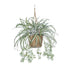 GloboStar® Artificial Garden CHLOROPHYTUM COMOSUM HANGING PLANT 20638 Τεχνητό Κρεμαστό Διακοσμητικό Χλωρόφυτο  Y50cm - ledmania.gr