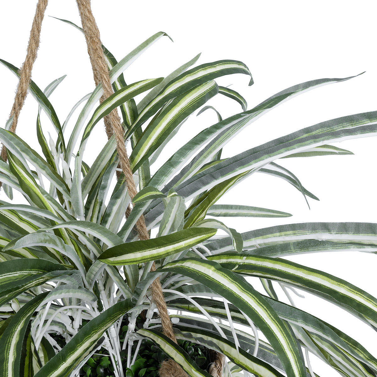 GloboStar® Artificial Garden CHLOROPHYTUM COMOSUM HANGING PLANT 20638 Τεχνητό Κρεμαστό Διακοσμητικό Χλωρόφυτο  Y50cm - ledmania.gr