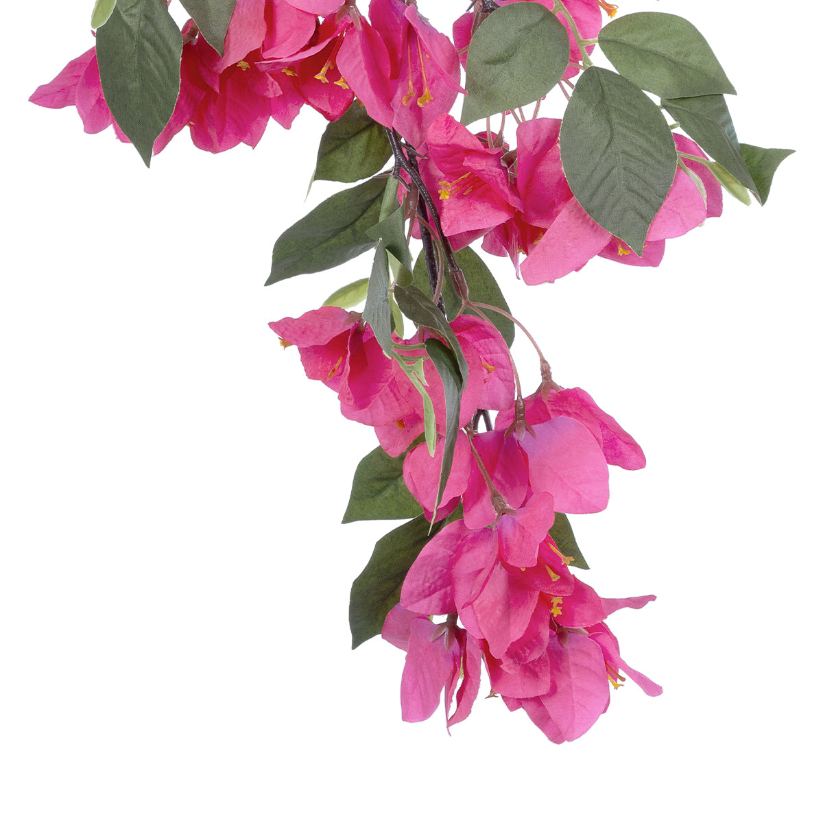 GloboStar® Artificial Garden BOUGAUVILLEA BRANCH 20643 Τεχνητό Διακοσμητικό Κλαδί Μπουκανβίλιας Φουξ Y80cm - ledmania.gr
