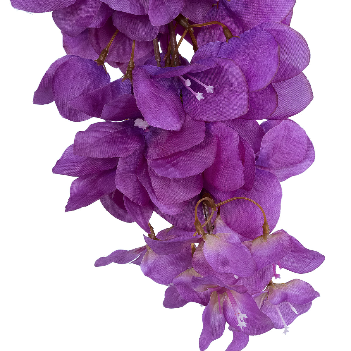 GloboStar® Artificial Garden BOUGAUVILLEA BRANCH 20661 Τεχνητό Διακοσμητικό Κλαδί Μπουκανβίλιας Μωβ Y80cm - ledmania.gr