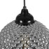 GLOBOSTAR® KEGEL 206-0003 Μοντέρνο Κρεμαστό Φωτιστικό Οροφής με Ντουί 1 x E27 AC 220-240V IP20 - Μαύρο Φιμέ - Μ20 x Π20 x Υ20cm - ledmania.gr