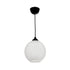 GLOBOSTAR® KEGEL 206-0004 Μοντέρνο Κρεμαστό Φωτιστικό Οροφής με Ντουί 1 x E27 AC 220-240V IP20 - Λευκό - Μ20 x Π20 x Υ20cm - ledmania.gr