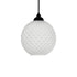 GLOBOSTAR® KEGEL 206-0004 Μοντέρνο Κρεμαστό Φωτιστικό Οροφής με Ντουί 1 x E27 AC 220-240V IP20 - Λευκό - Μ20 x Π20 x Υ20cm - ledmania.gr