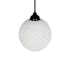 GLOBOSTAR® KEGEL 206-0004 Μοντέρνο Κρεμαστό Φωτιστικό Οροφής με Ντουί 1 x E27 AC 220-240V IP20 - Λευκό - Μ20 x Π20 x Υ20cm - ledmania.gr