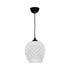 GLOBOSTAR® KEGEL 206-0005 Μοντέρνο Κρεμαστό Φωτιστικό Οροφής με Ντουί 1 x E27 AC 220-240V IP20 - Λευκό - Μ19 x Π19 x Υ19cm - ledmania.gr