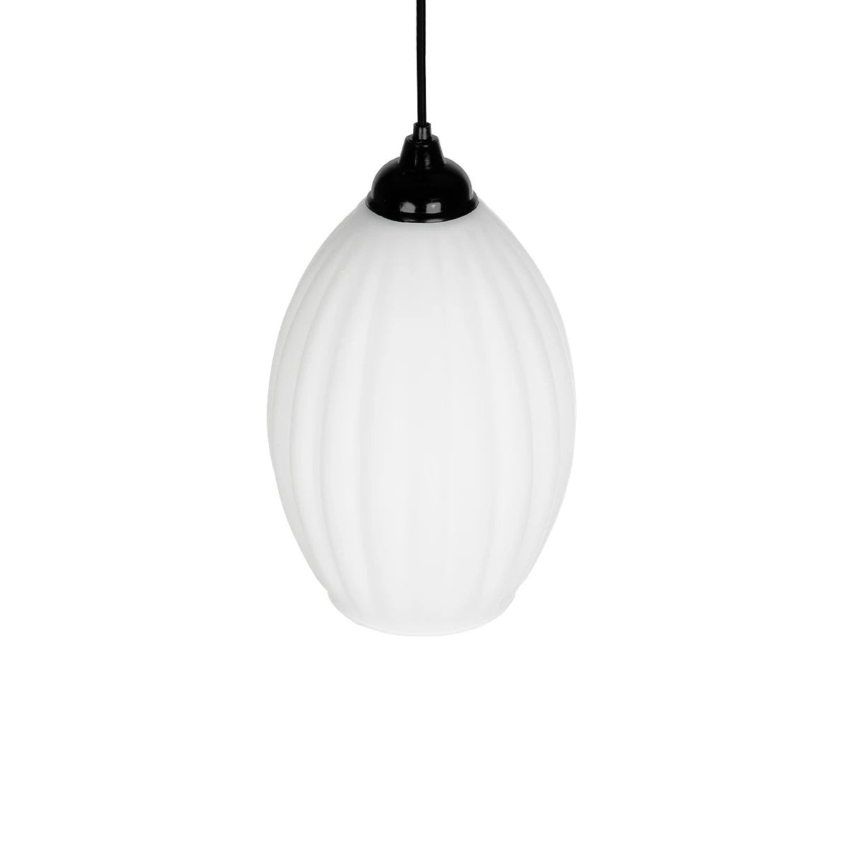 GLOBOSTAR® GURIA 206-0008 Μοντέρνο Κρεμαστό Φωτιστικό Οροφής με Ντουί 1 x E27 AC 220-240V IP20 - Λευκό - Μ19 x Π19 x Υ26cm - ledmania.gr