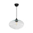 GLOBOSTAR® PERA 206-0009 Μοντέρνο Κρεμαστό Φωτιστικό Οροφής με Ντουί 1 x E27 AC 220-240V IP20 - Διάφανο - Μ30 x Π30 x Υ22cm - ledmania.gr