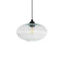 GLOBOSTAR® PERA 206-0009 Μοντέρνο Κρεμαστό Φωτιστικό Οροφής με Ντουί 1 x E27 AC 220-240V IP20 - Διάφανο - Μ30 x Π30 x Υ22cm - ledmania.gr