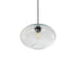GLOBOSTAR® PERA 206-0009 Μοντέρνο Κρεμαστό Φωτιστικό Οροφής με Ντουί 1 x E27 AC 220-240V IP20 - Διάφανο - Μ30 x Π30 x Υ22cm - ledmania.gr